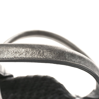 Bottega Veneta Metallic Nappa Intrecciato Medium Moon Cabat Silver 11 of 11