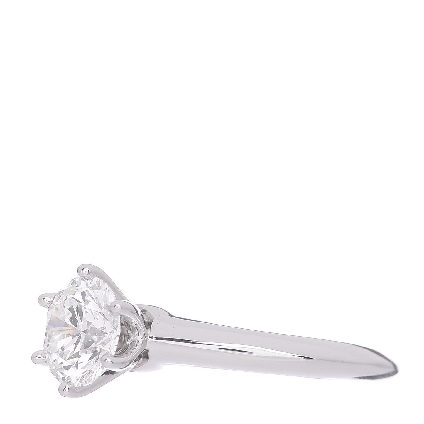Platinum Diamond 1.05ct Solitaire Engagement Ring 45 3.25
