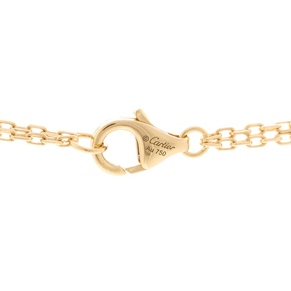 Cartier 18K Yellow Gold 2 Diamond LOVE Necklace 4 of 4