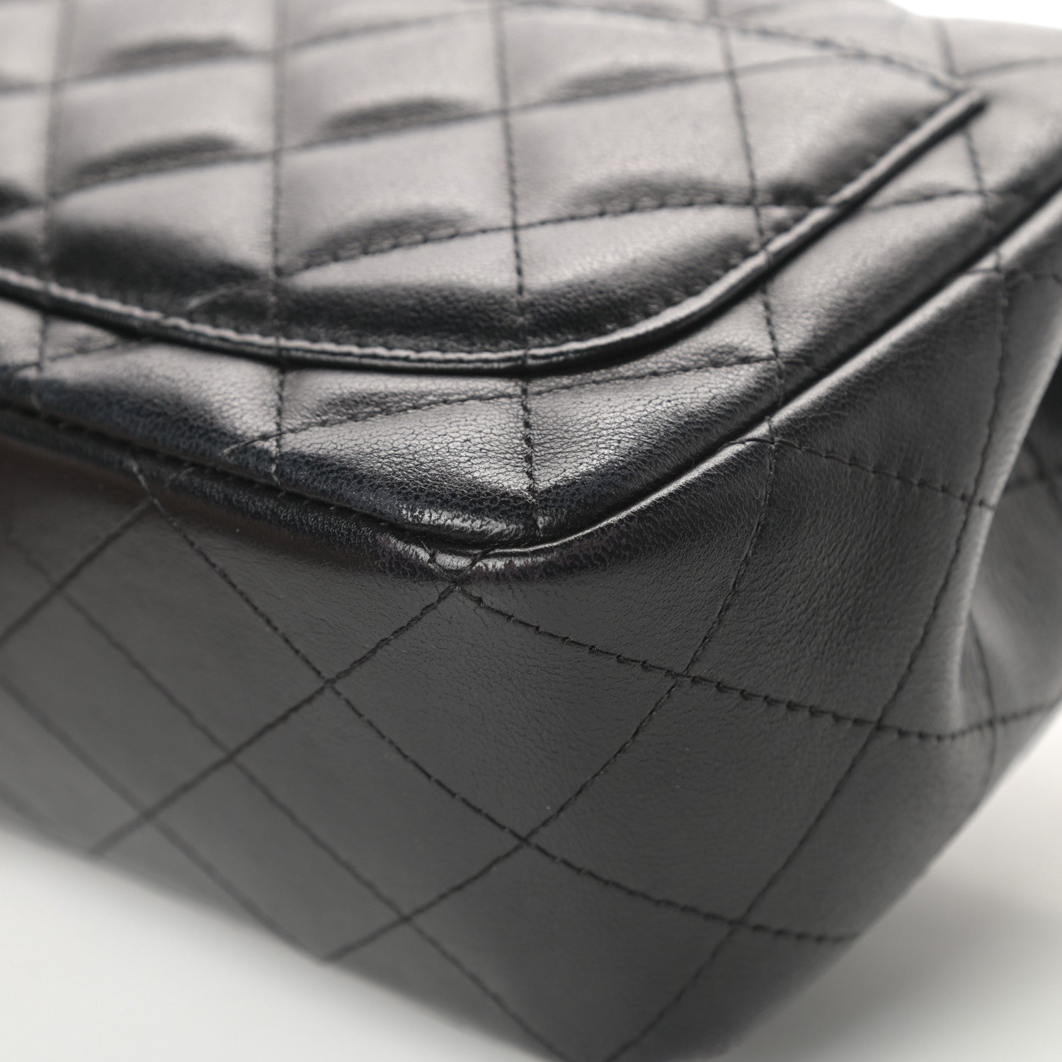 Chanel Lambskin Quilted Mini Square Flap Black 11 of 17