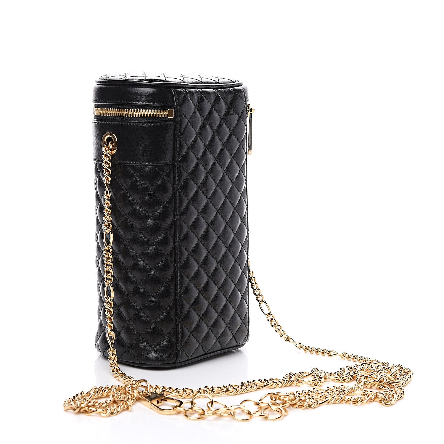 Gucci Calfskin Trapuntata Zumi Belt Bag Black 2 of 9