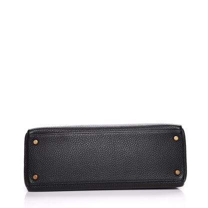 Hermes Togo Kelly Retourne 32 Black 7 of 31