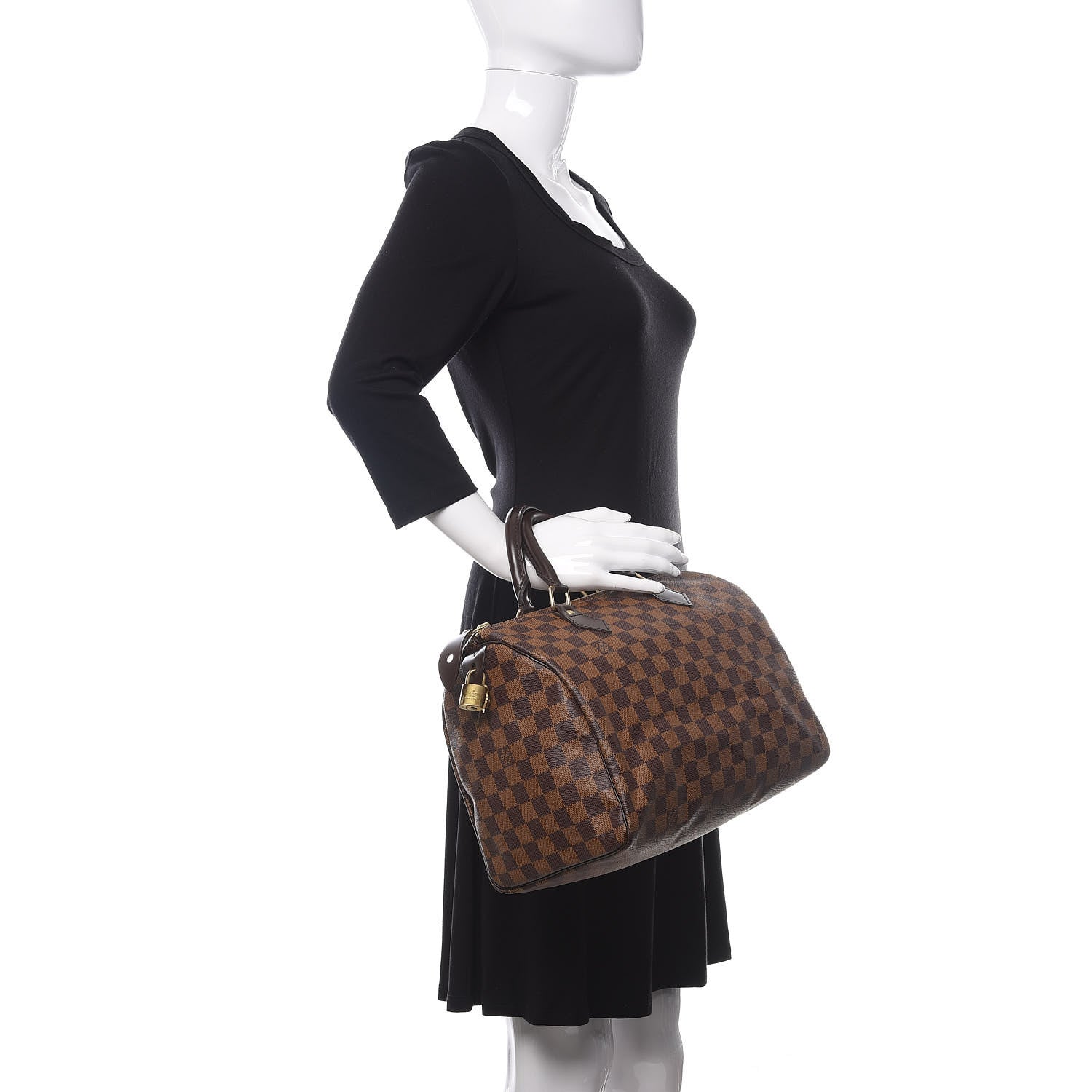 Louis Vuitton Damier Ebene Speedy 30 2 of 11