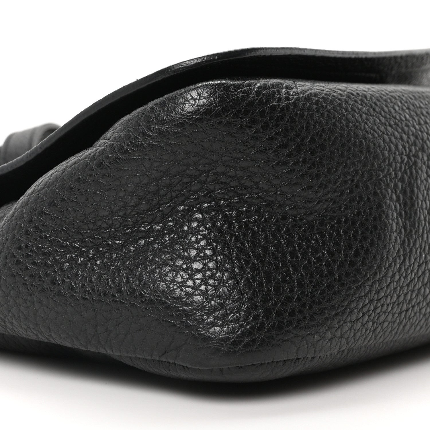 Prada Vitello Daino Flap Crossbody Bag Black 9 of 10