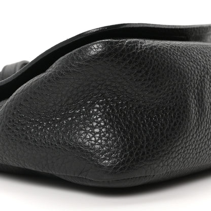 Prada Vitello Daino Flap Crossbody Bag Black 9 of 10