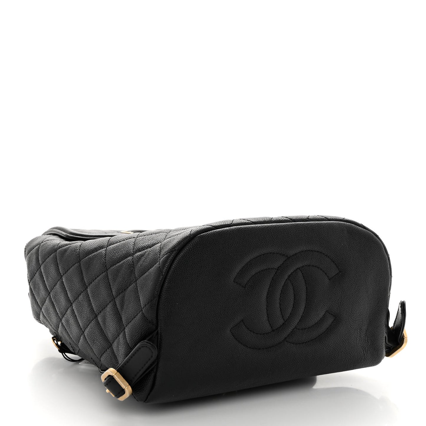 Caviar Quilted Filigree Backpack Black
