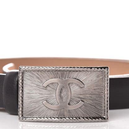 Chanel Calfskin CC Belt 85 34 Black 9 of 9