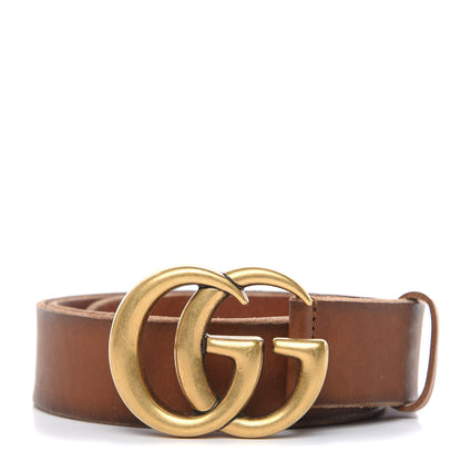 Gucci Faded Calfskin Double G 40mm Belt 100 40 Cuir 1 of 9