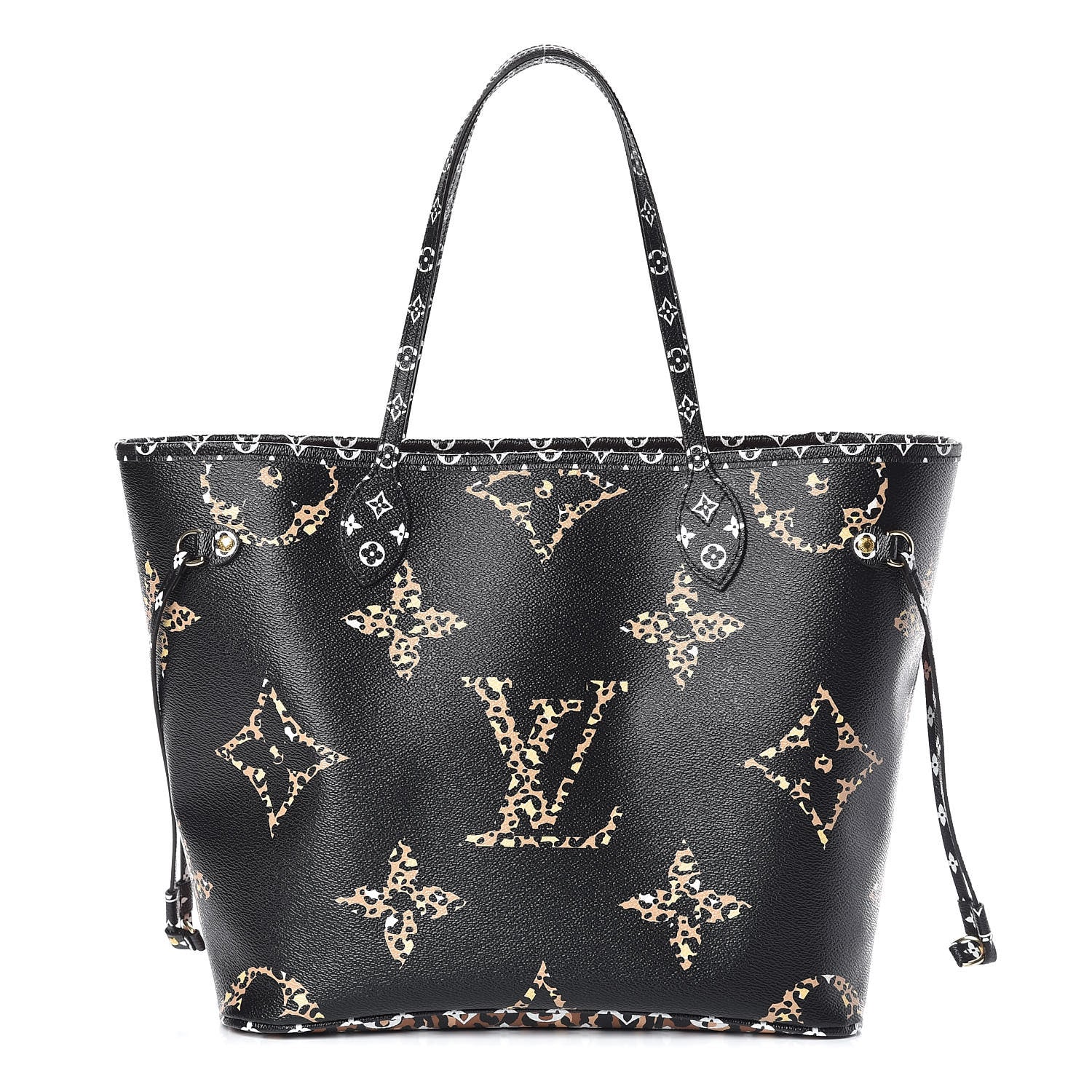 Louis Vuitton Monogram Giant Jungle Neverfull MM Black 1 of 10
