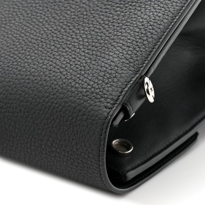 Christian Dior Grained Calfskin Large Diorever Flap Black 16 of 18