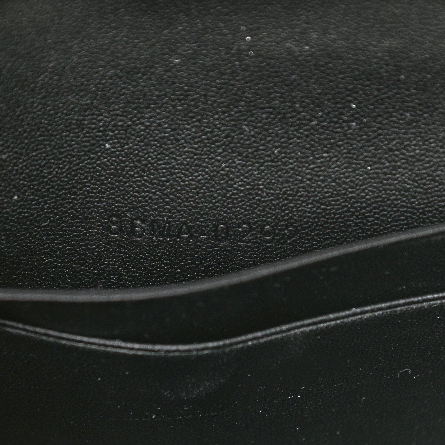Lambskin Cannage Dior Talk Phone Pouch Black