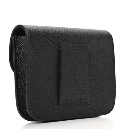 Hermes Epsom Constance Slim Wallet Black 3 of 9