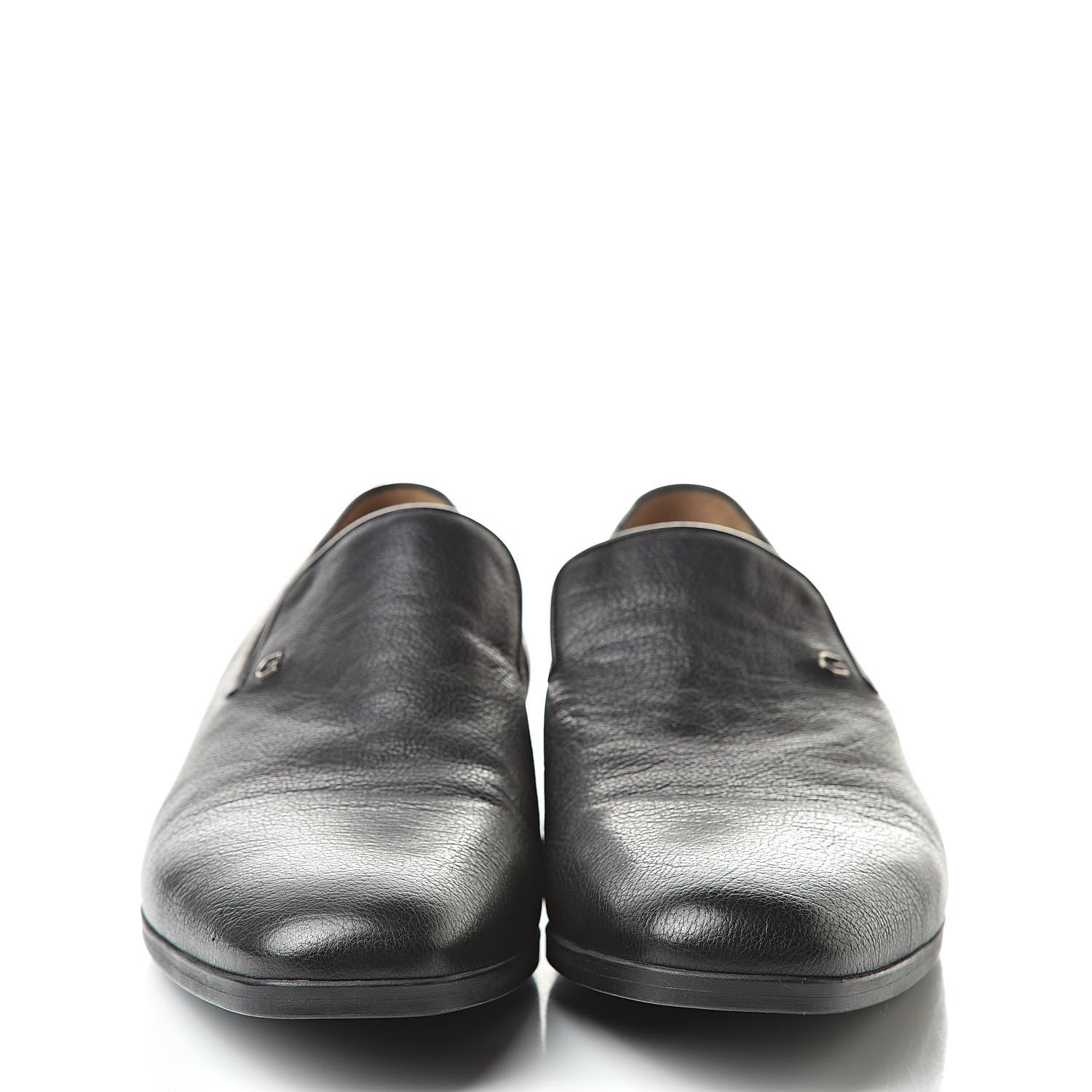 Gucci Bullcalf Lux Mens Camden Loafer 9.5 Black 2 of 10