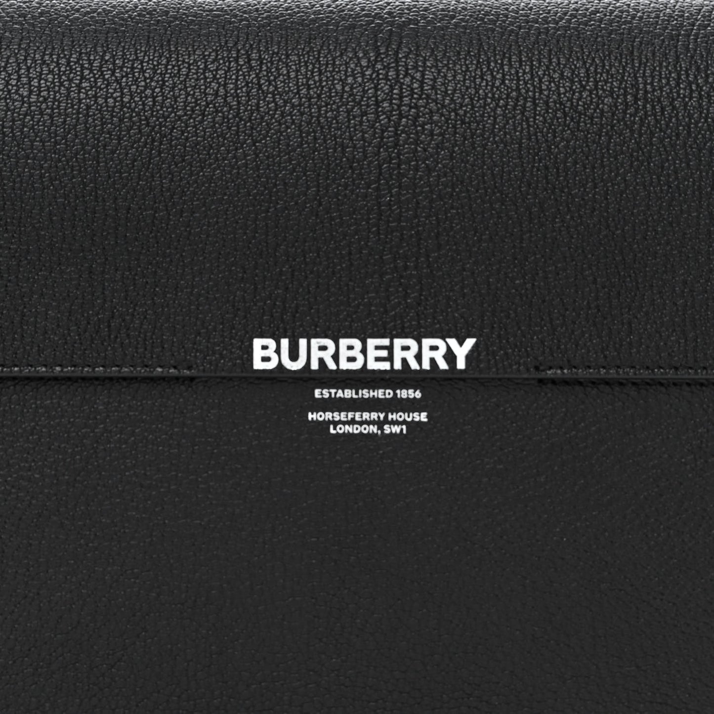 Grained Calfskin Large Grace Bag Black