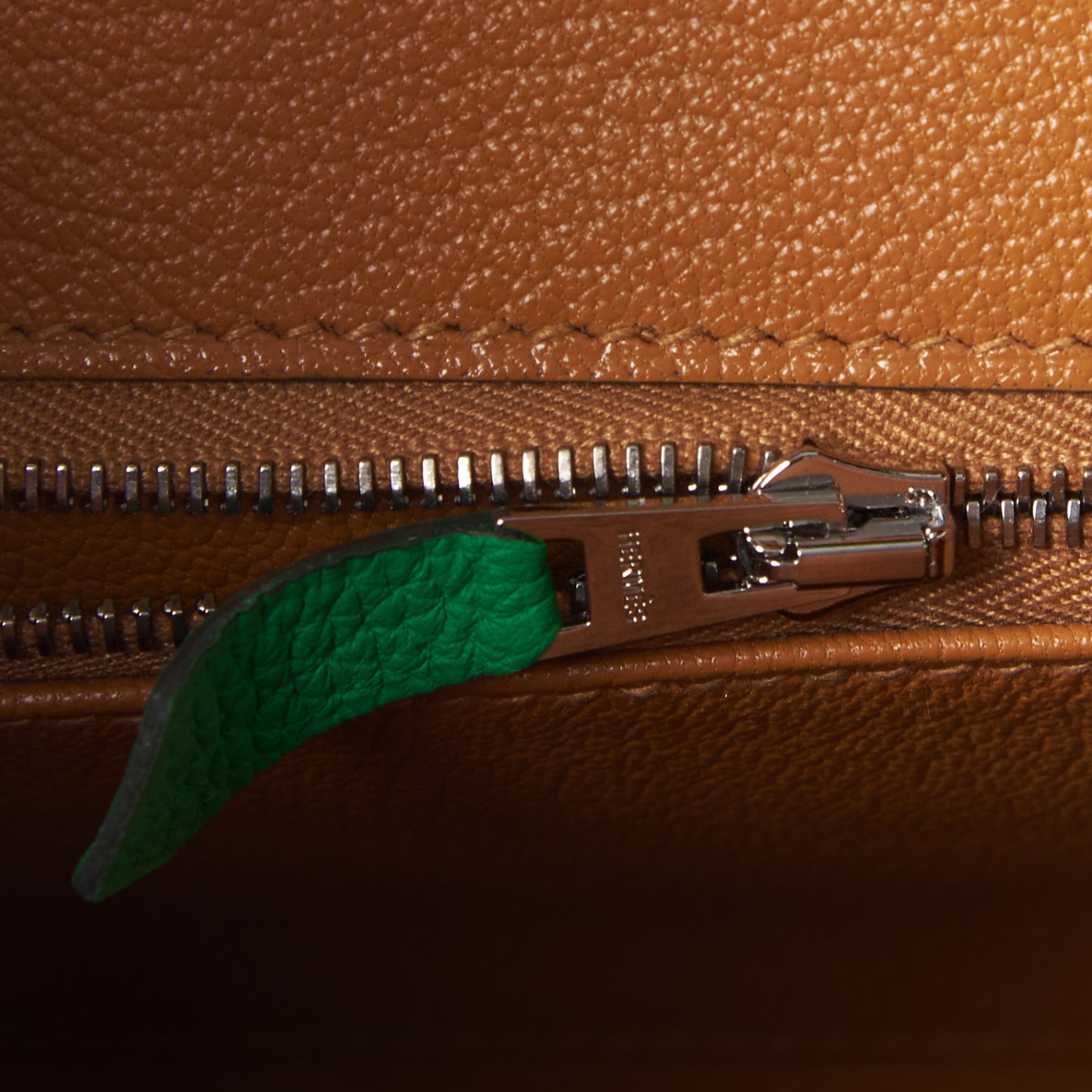 Togo Verso Birkin 25 Bambou Caramel
