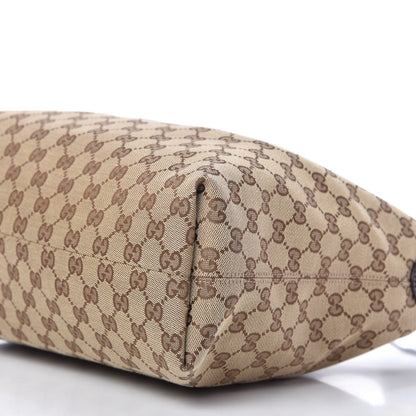 Gucci Monogram Medium Icon Bit Hobo Dark Brown 7 of 9