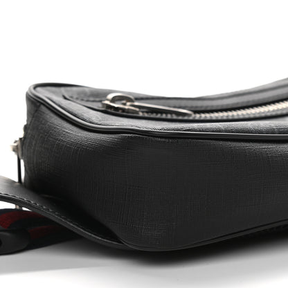 Gucci Soft GG Supreme Monogram Web Belt Bag Black Grey 8 of 9