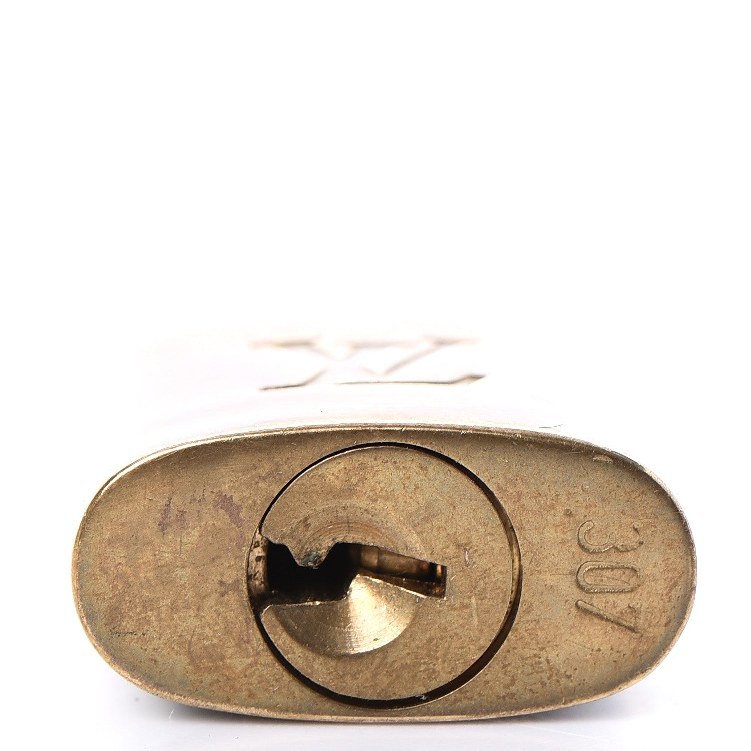 Louis Vuitton Brass Lock and Key Set #307 4 of 5