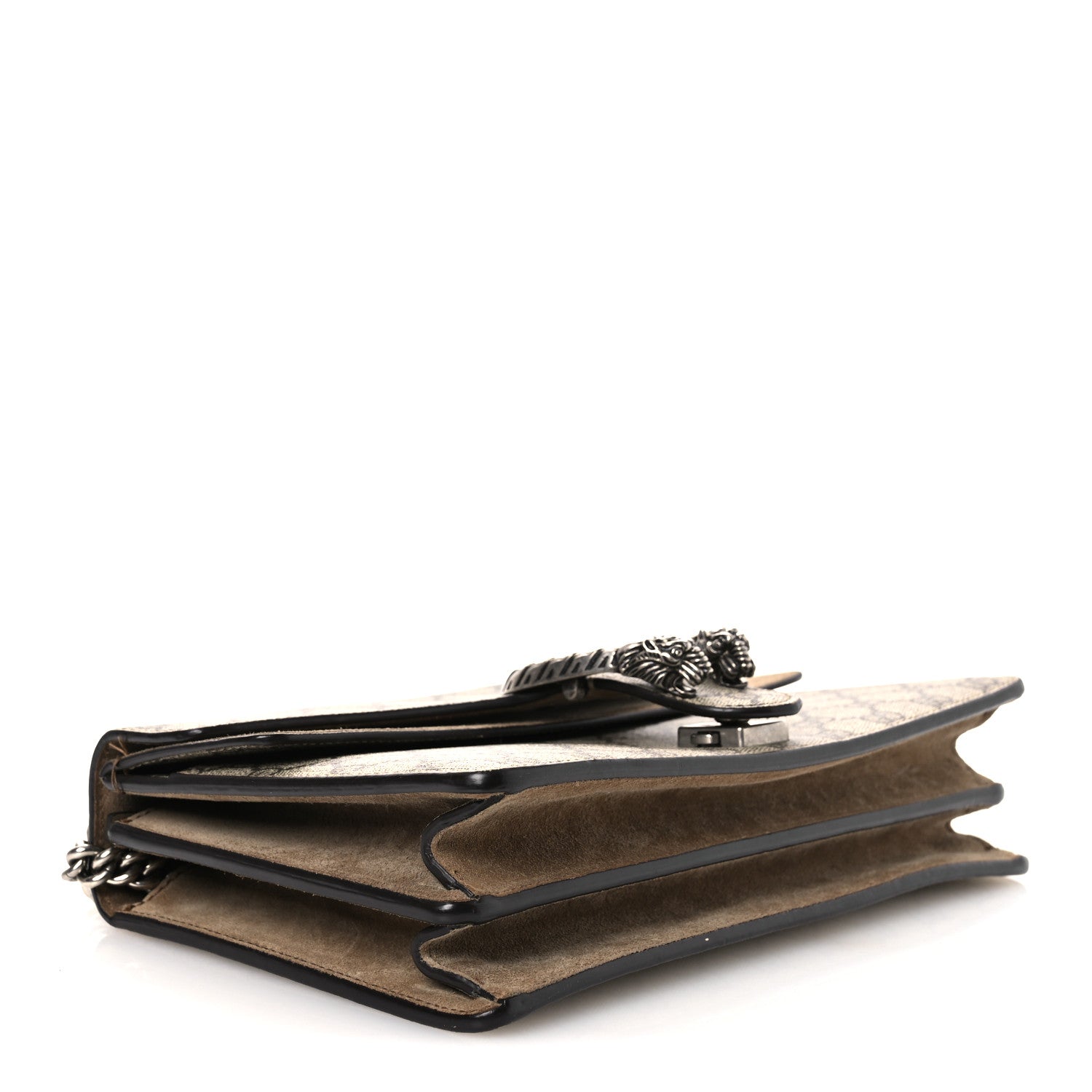 Gucci GG Supreme Monogram Small Dionysus Shoulder Bag Taupe Taupe 4 of 13