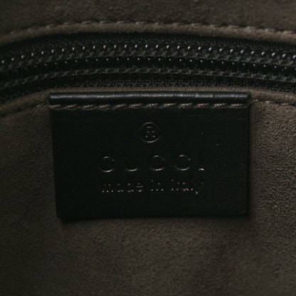 Gucci Guccissima Signature Small Messenger Bag Black 6 of 9
