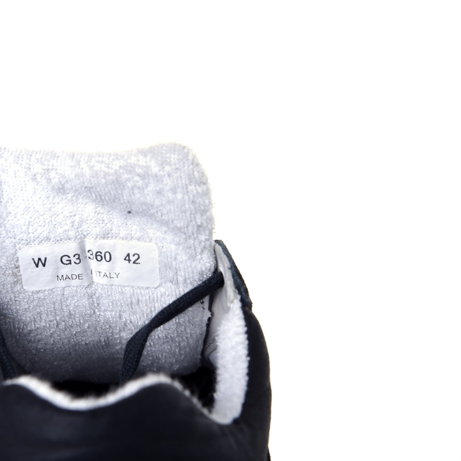 Chanel Fabric Calfskin Suede CC Womens Sneakers 42 Black Navy White 8 of 8