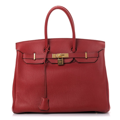 Hermes Togo Birkin 35 Rouge Vif 1 of 8