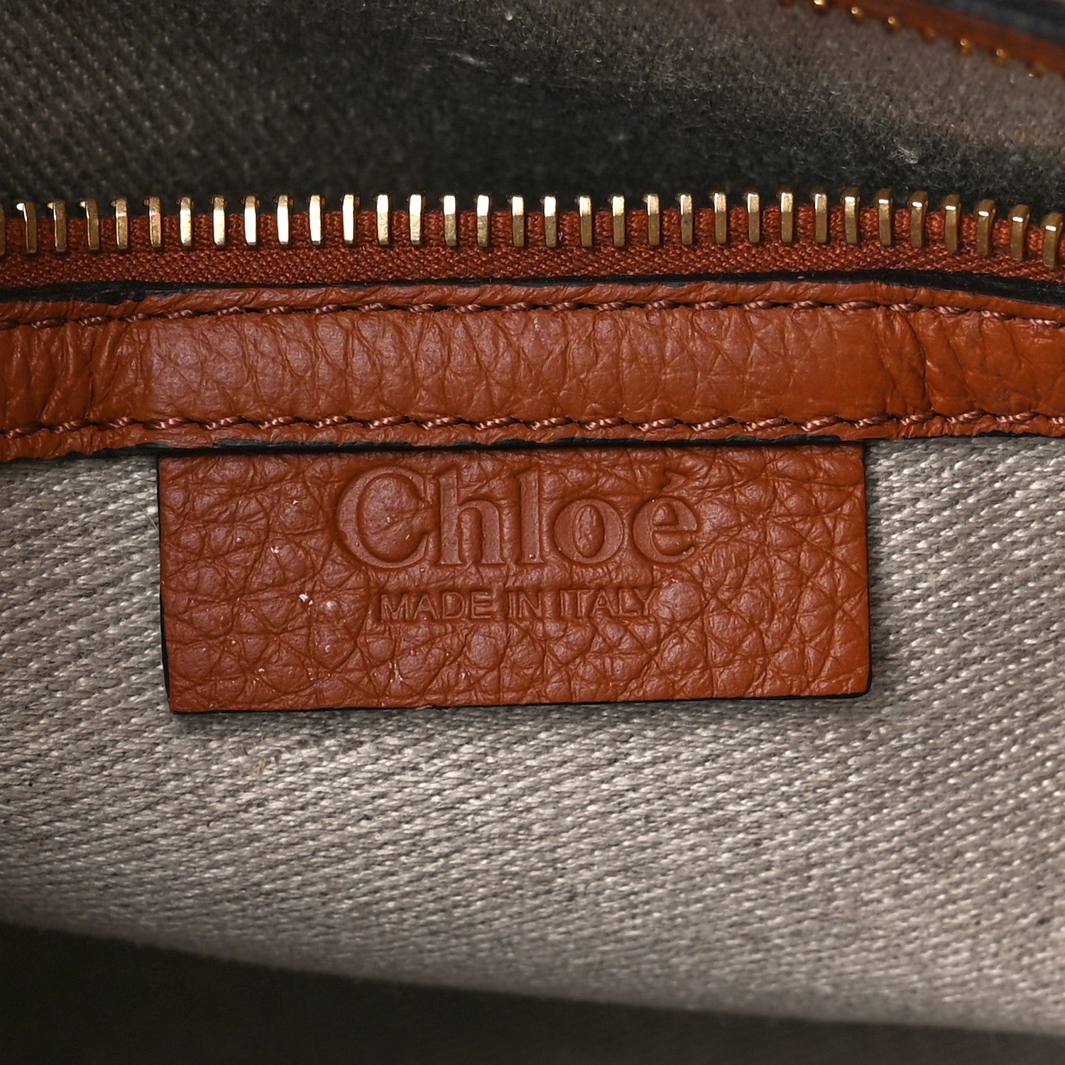Chloe Calfskin Braided Medium Marcie Double Carry Tan 6 of 11