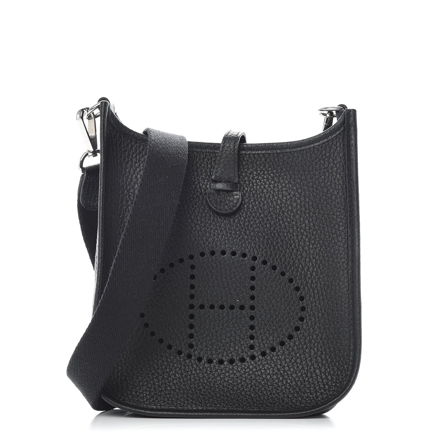 Hermes Taurillon Clemence Evelyne TPM Black 1 of 10