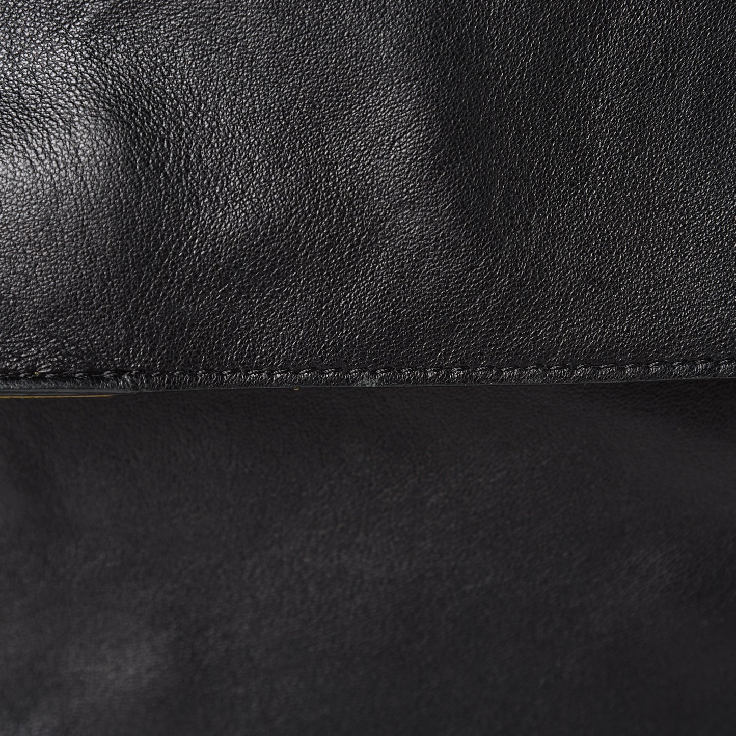Lambskin Medium Gourmette Shoulder Bag Black