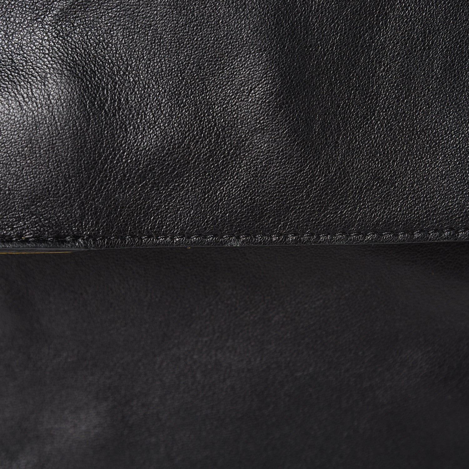 Celine Lambskin Medium Gourmette Shoulder Bag Black 13 of 13