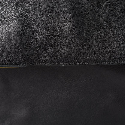 Celine Lambskin Medium Gourmette Shoulder Bag Black 13 of 13