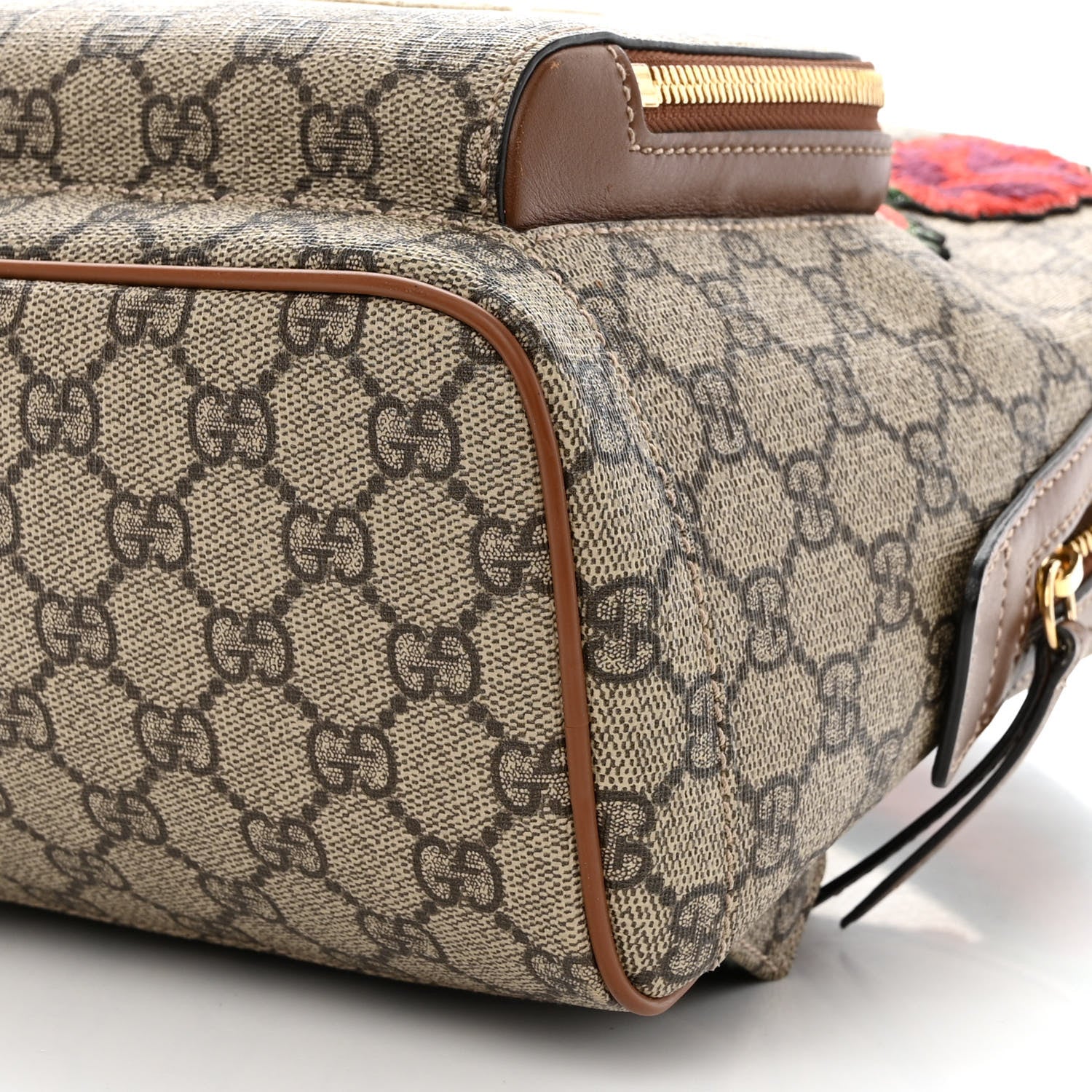 Gucci GG Supreme Monogram Web Blind For Love Embroidered Small Day Backpack 11 of 17