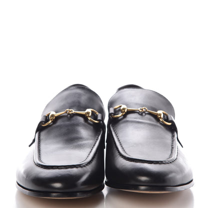 Gucci Calfskin Womens Jordaan Loafers 40.5 Black 2 of 8
