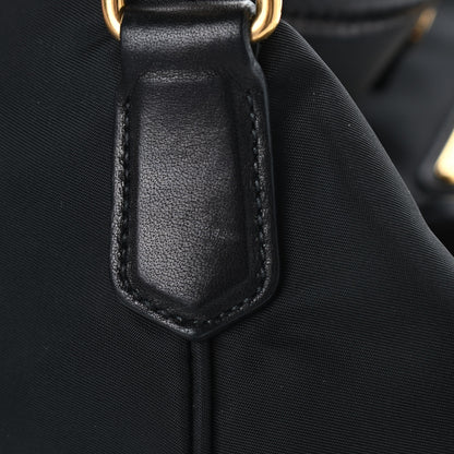 Prada Tessuto Nylon Soft Calfskin Tote Black 11 of 11