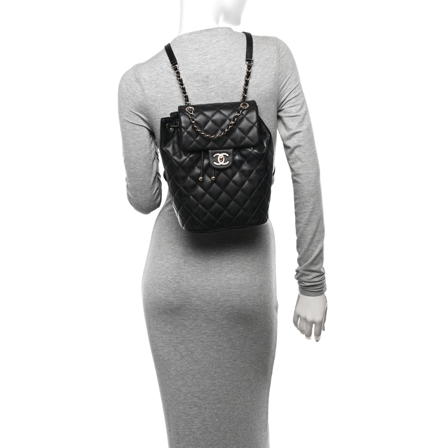 Chanel Caviar Quilted Urban Spirit Backpack Black 2 of 10