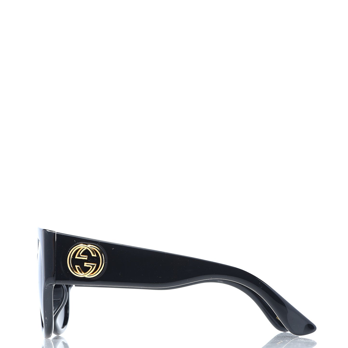 Acetate Square Frame Sunglasses GG0142SA Black