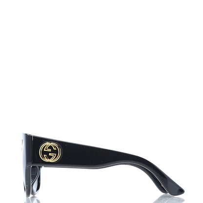 Gucci Acetate Square Frame Sunglasses GG0142SA Black 3 of 9