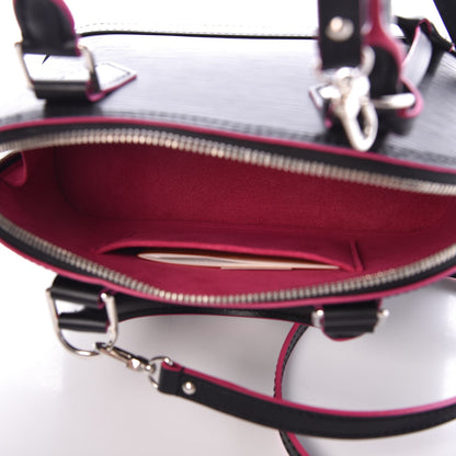 Louis Vuitton Epi Alma BB Black Hot Pink 5 of 7