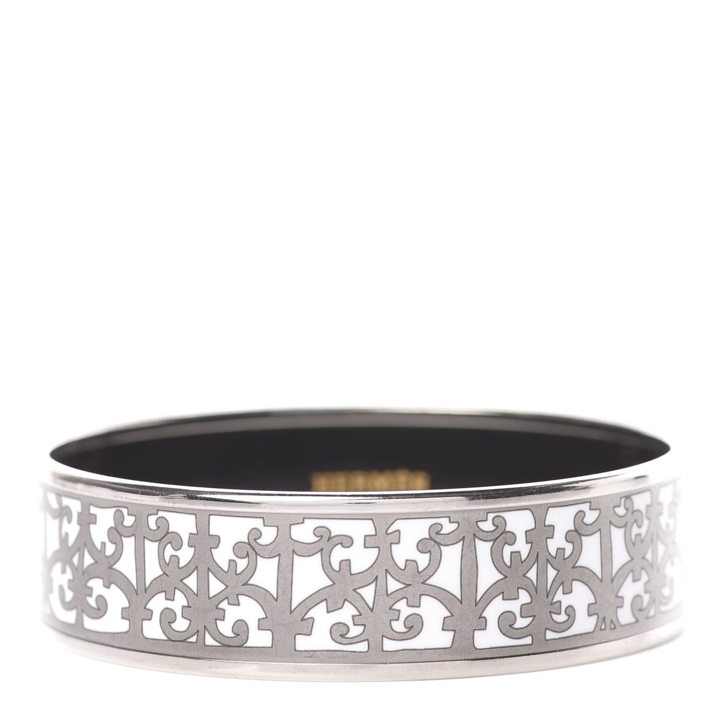 Enamel Printed Wide Balcons du Guadalquivir Bracelet 65 Silver