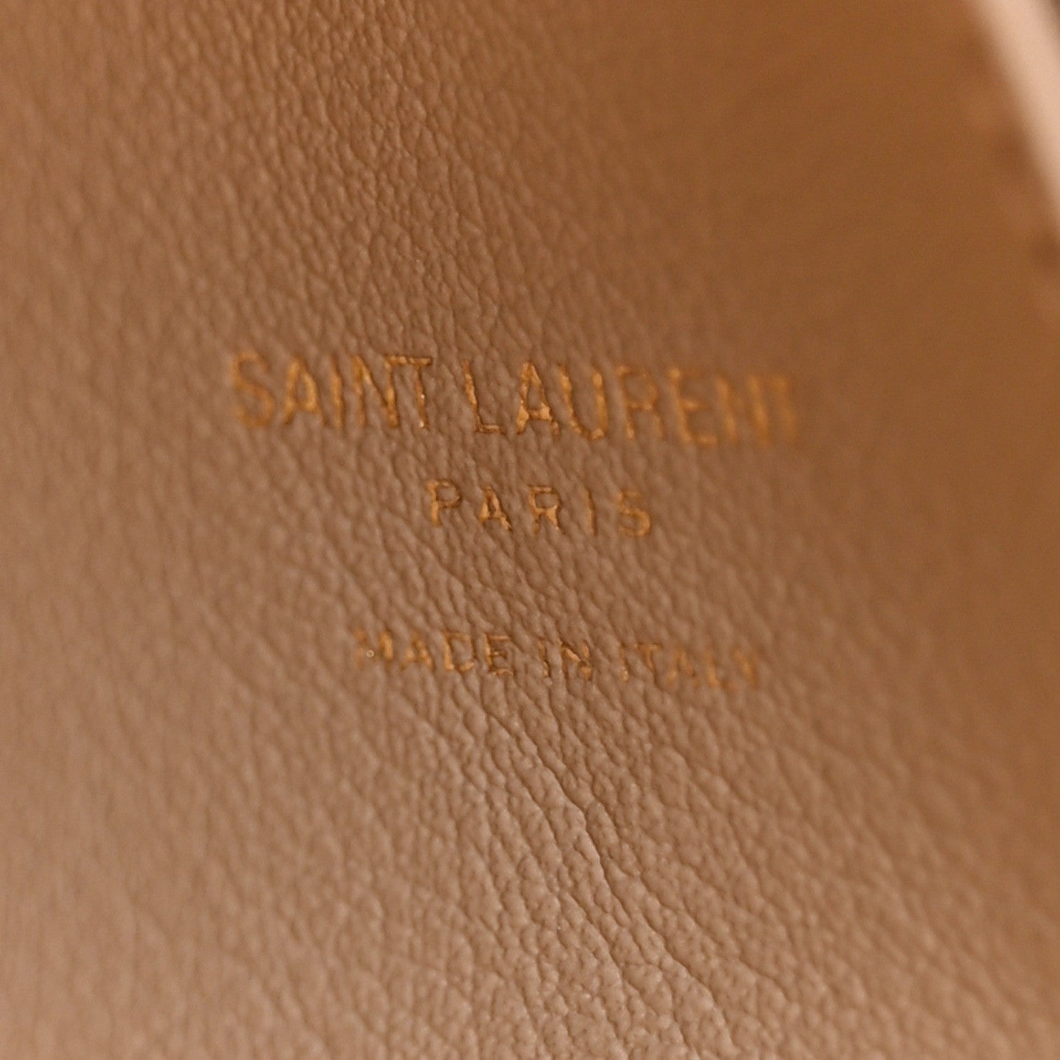Saint Laurent Calfskin Large Shopping Tote Dark Beige 7 of 13