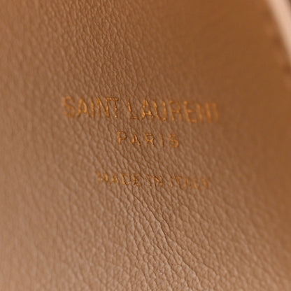 Saint Laurent Calfskin Large Shopping Tote Dark Beige 7 of 13