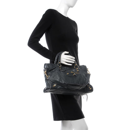 Balenciaga Agneau Giant 12 Gold Hardware City Anthracite 2 of 8
