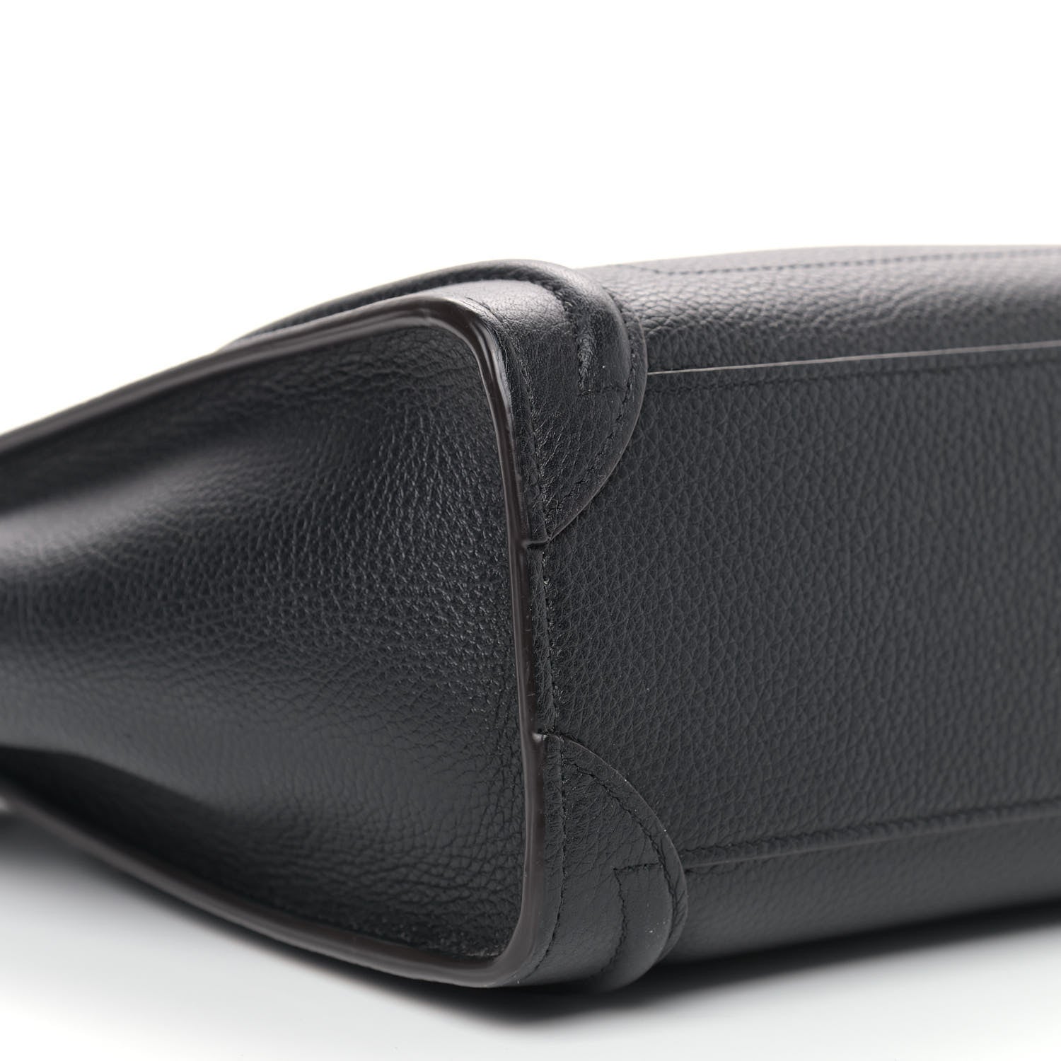 Celine Drummed Calfskin Nano Luggage Amazone 9 of 10