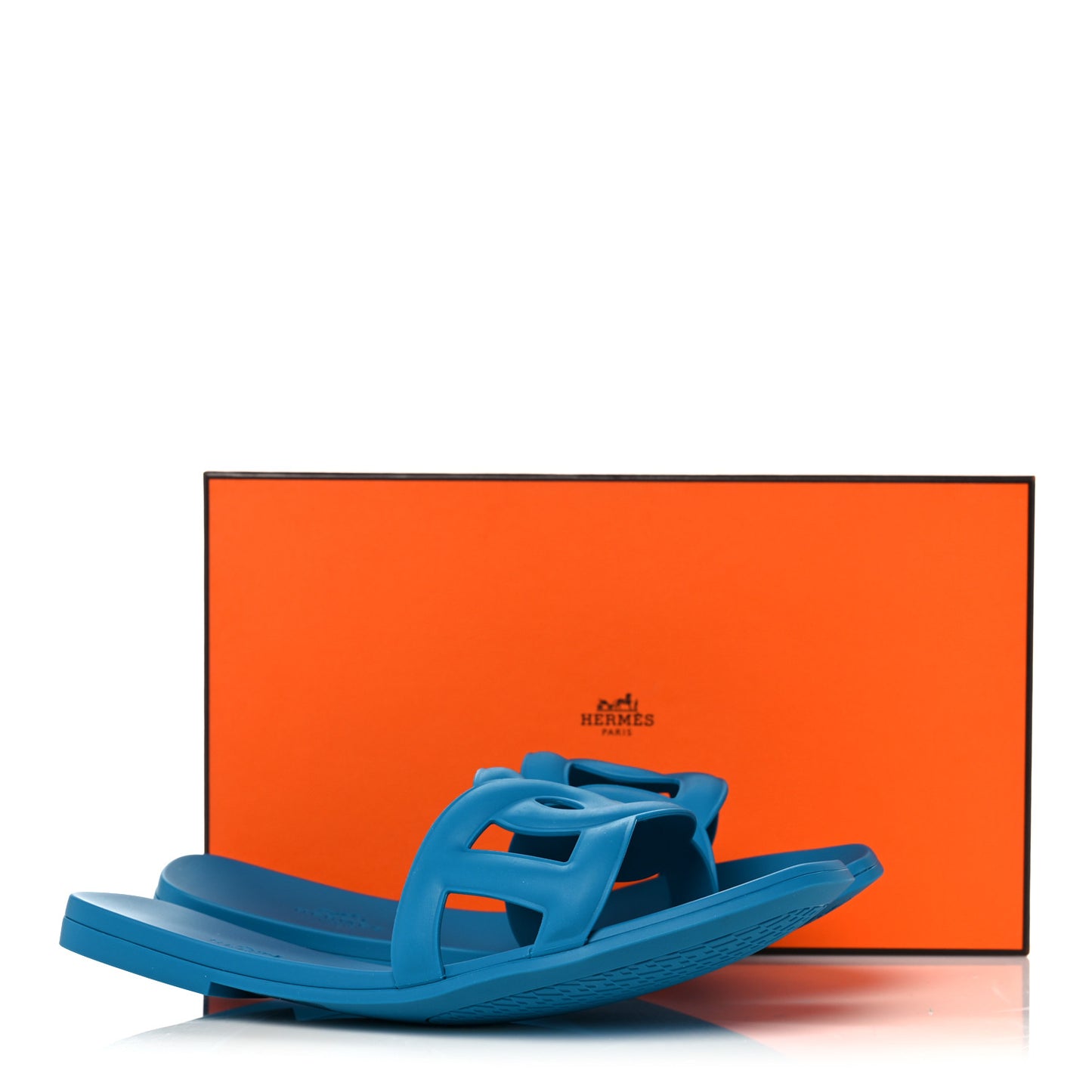Rubber Aloha Sandals 38 Bleu Vif