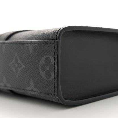 Louis Vuitton Monogram Eclipse Sac Plat Cross 9 of 11