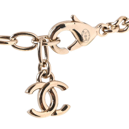 Chanel Resin Logo Choker Green Black 5 of 6