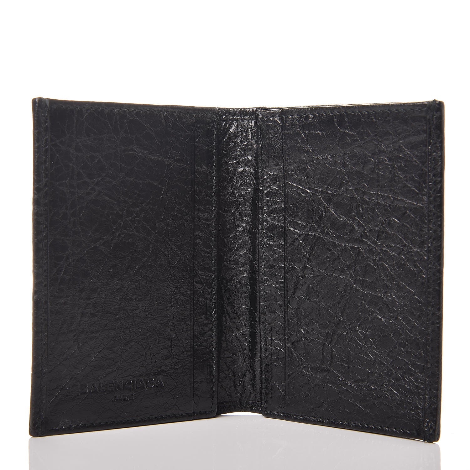 Balenciaga Agneau Giant 12 Silver Hardware Card Case Black 5 of 8
