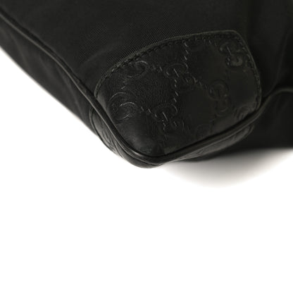 Gucci Guccissima Nylon Messenger Bag Black 14 of 16
