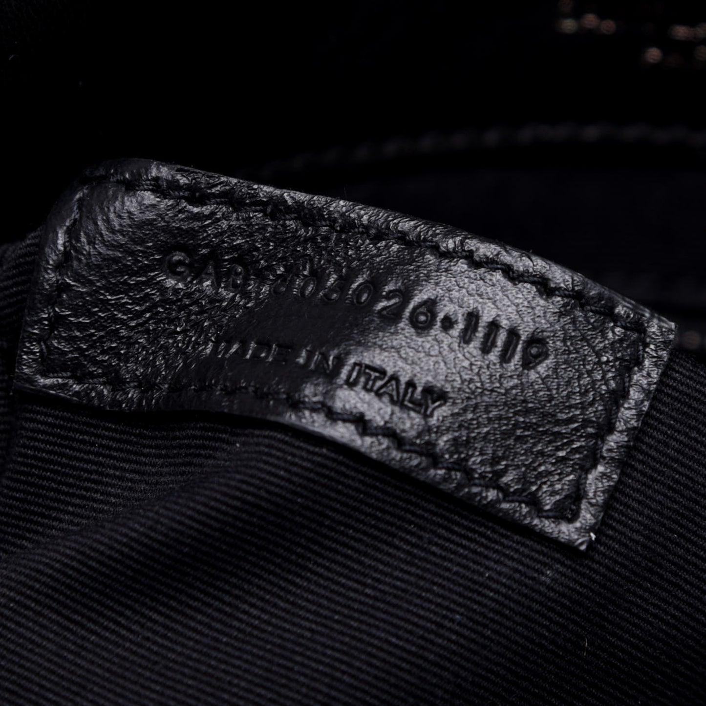 Lambskin Patchwork Micro Stud Monogram Medium Jamie Baguette Black