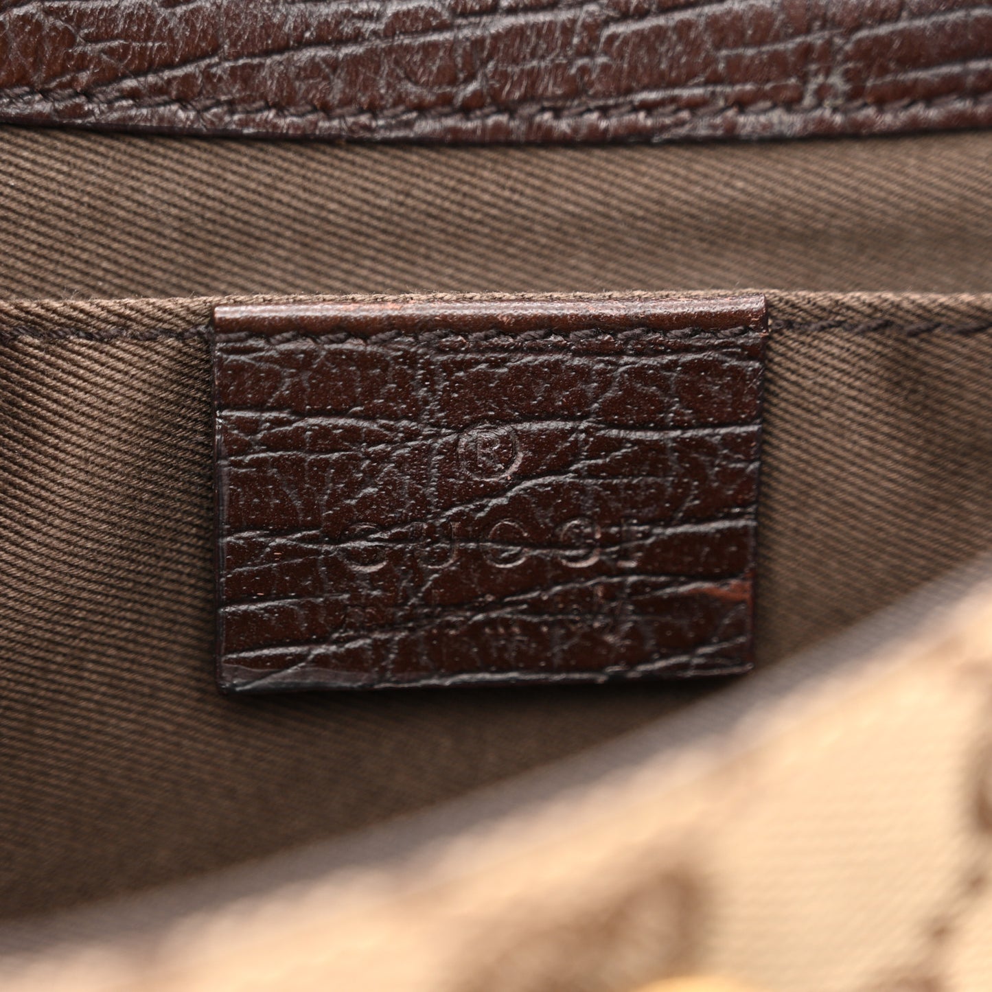 Monogram Horsebit Clutch Dark Brown